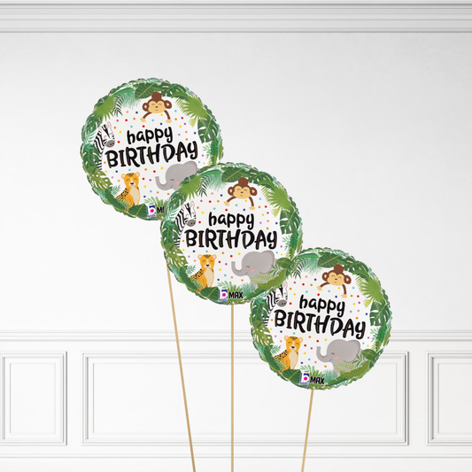 Jungle Birthday - Helium Bunch