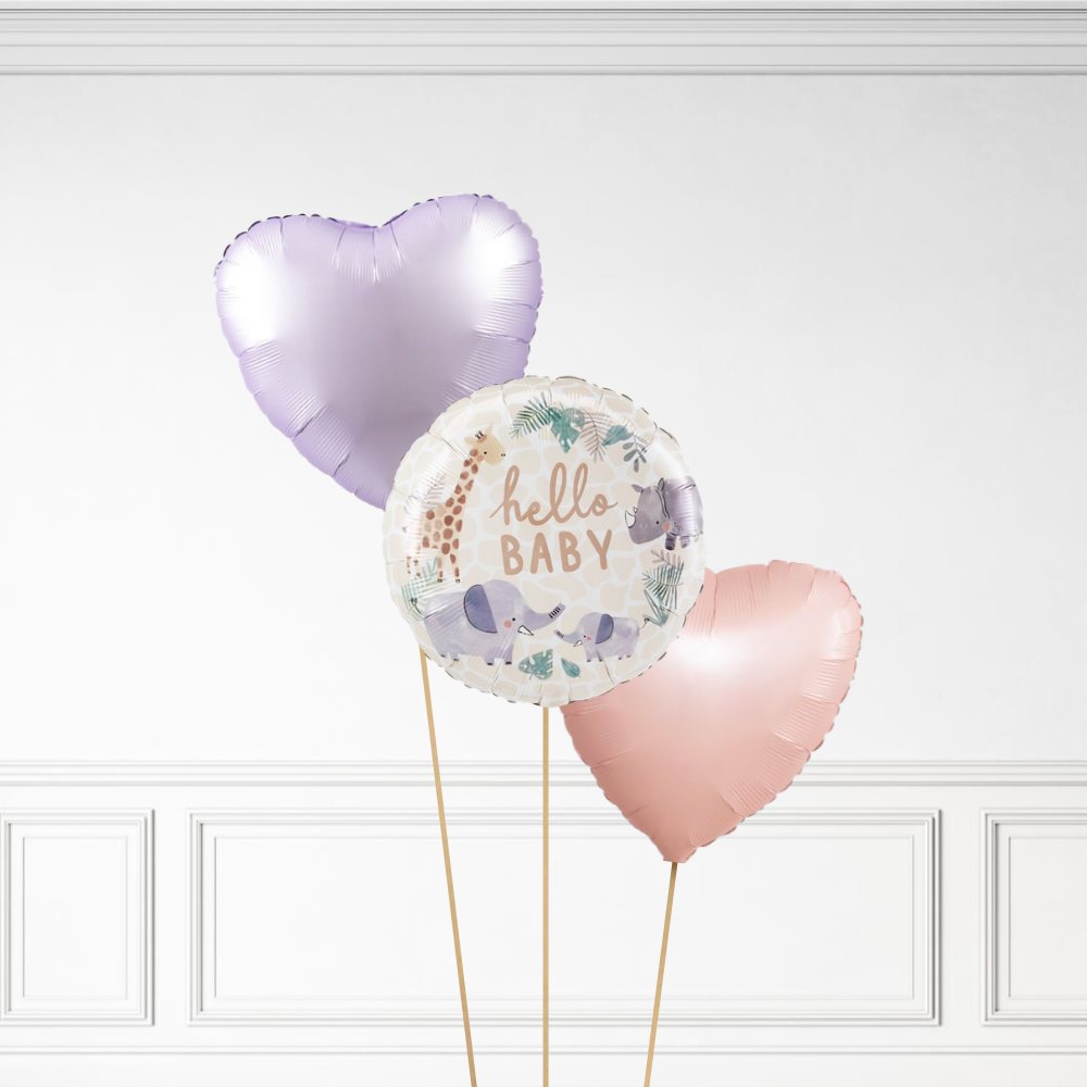 Jungle Hello Baby - Helium Bunch