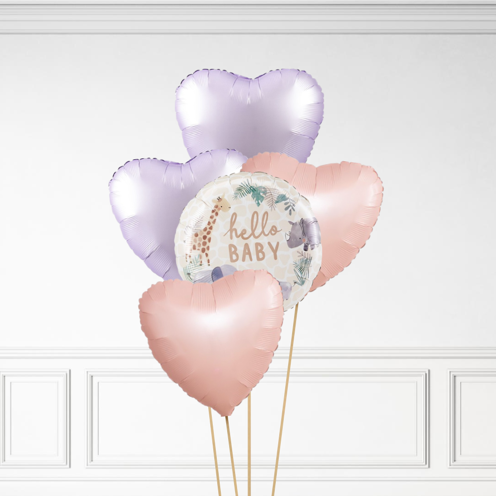 Jungle Hello Baby - Helium Bunch