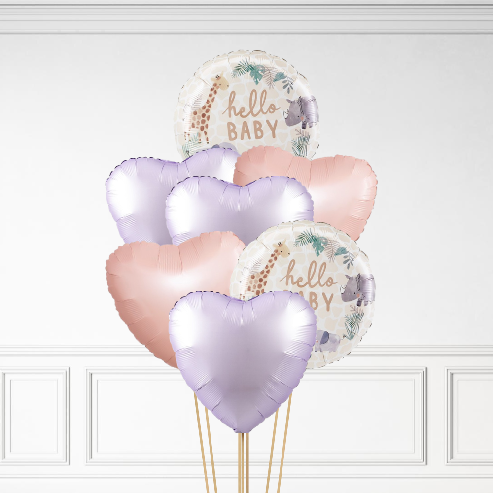 Jungle Hello Baby - Helium Bunch