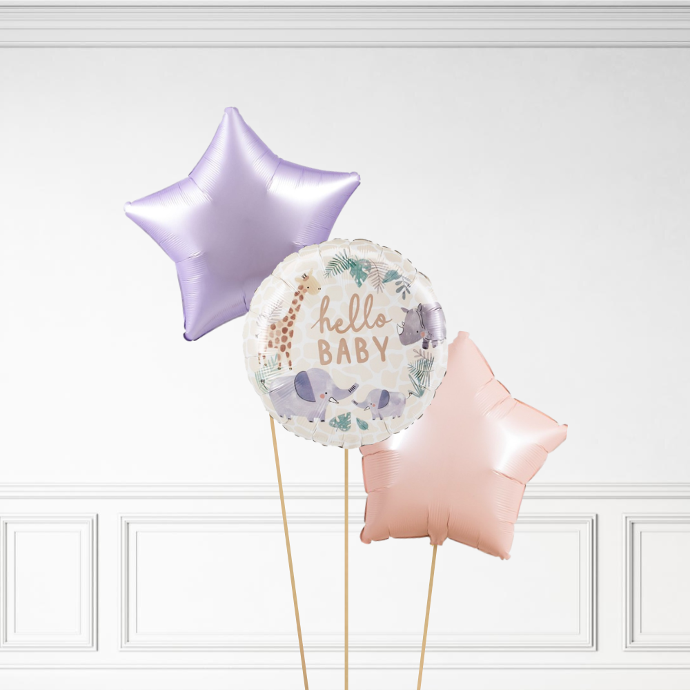 Jungle Hello Baby - Helium Bunch