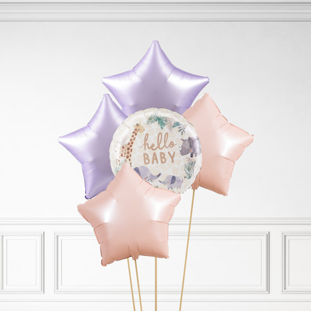 Jungle Hello Baby - Helium Bunch