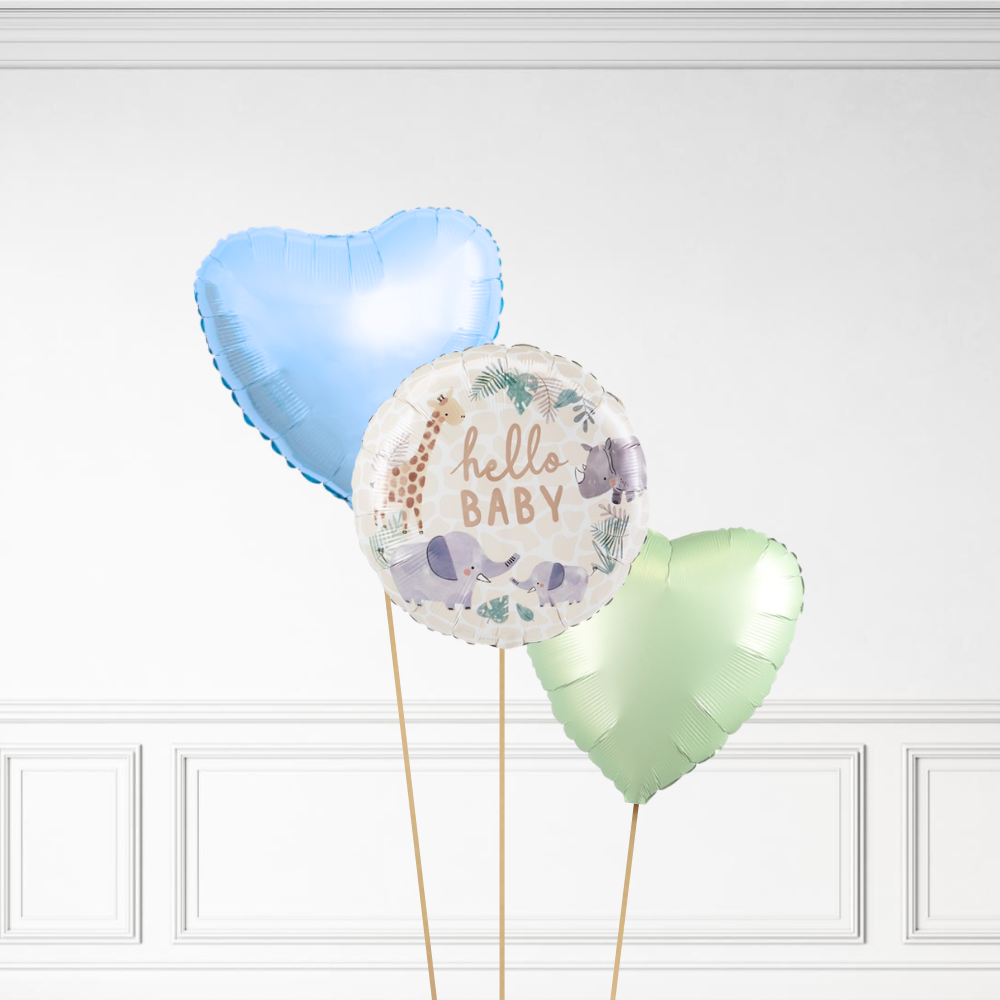 Jungle Hello Baby - Helium Bunch
