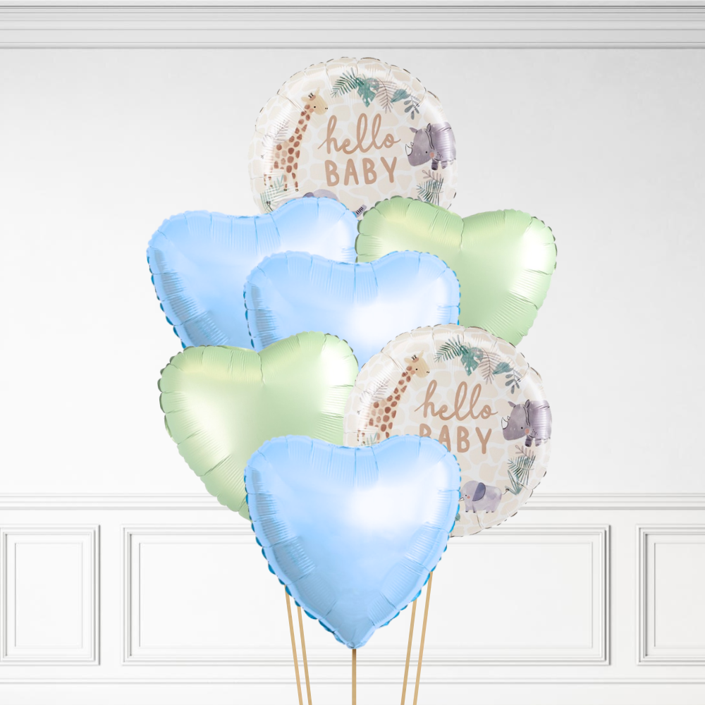 Jungle Hello Baby - Helium Bunch