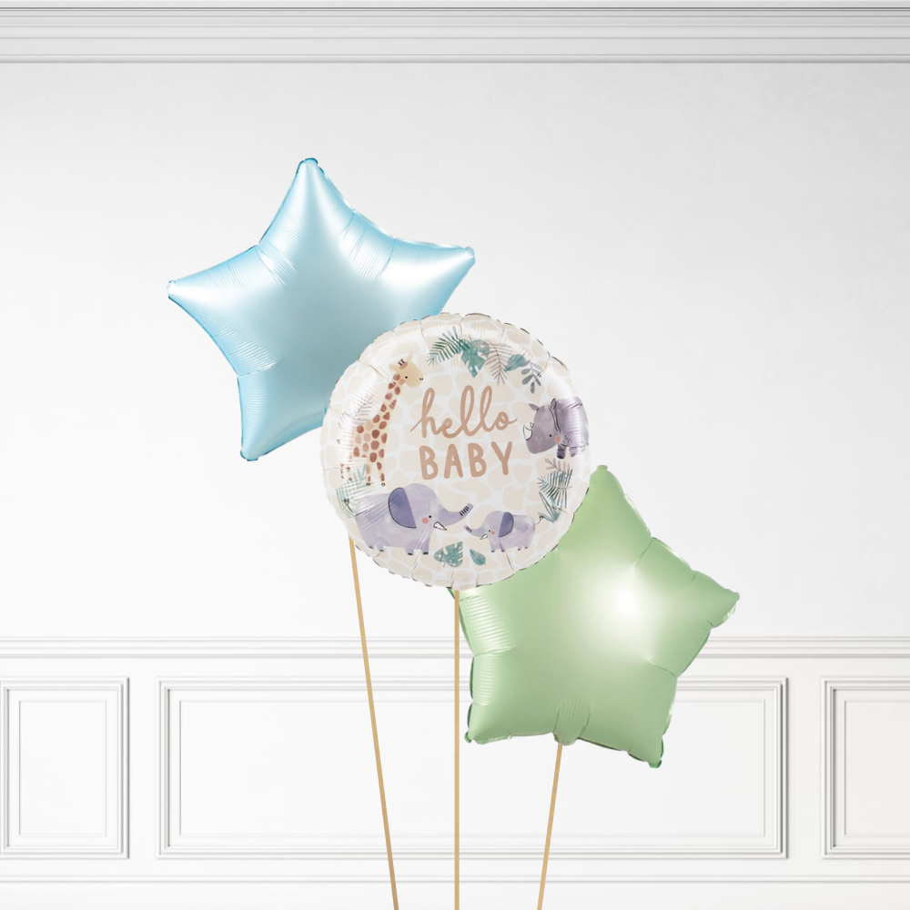 Jungle Hello Baby - Helium Bunch