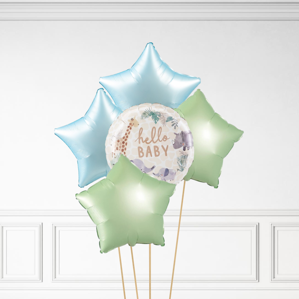 Jungle Hello Baby - Helium Bunch