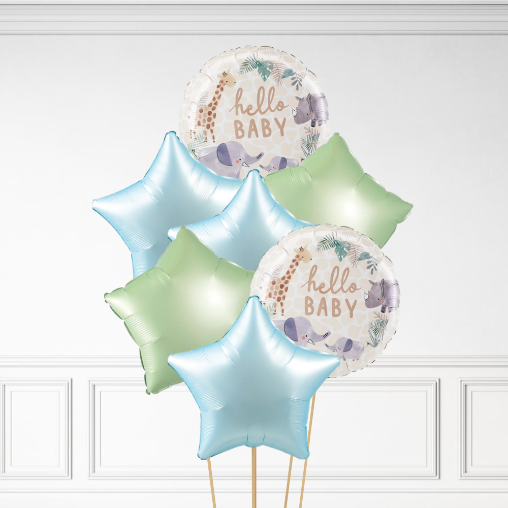 Jungle Hello Baby - Helium Bunch
