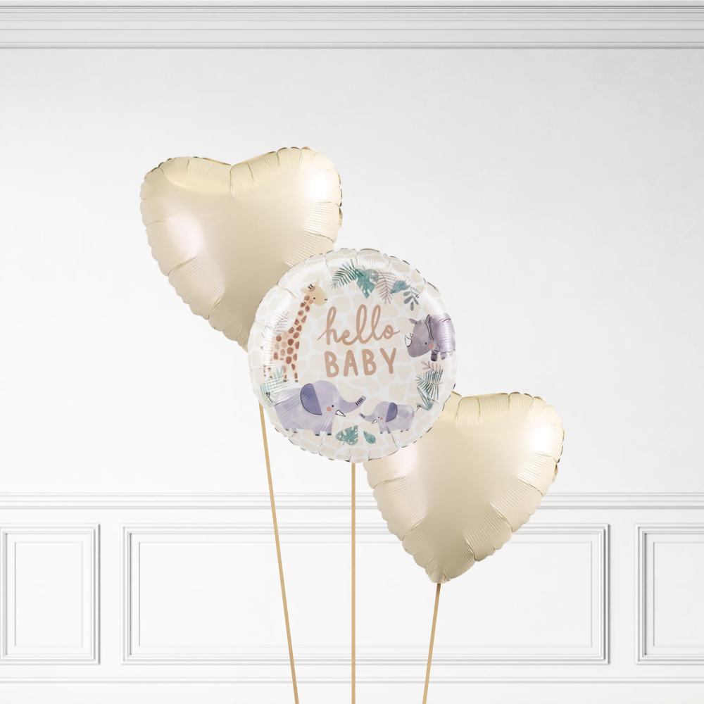 Jungle Hello Baby - Helium Bunch