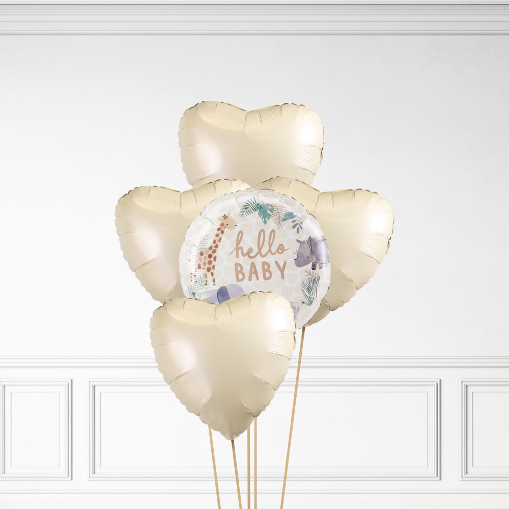 Jungle Hello Baby - Helium Bunch