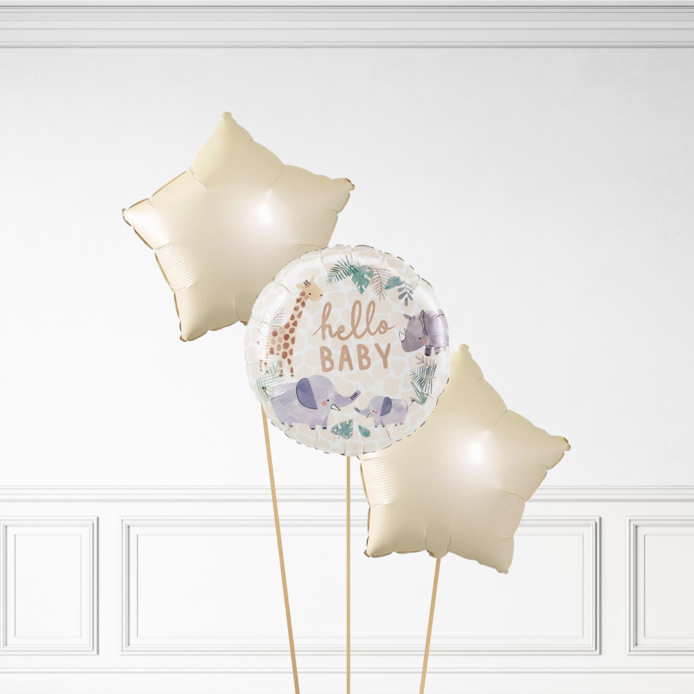 Jungle Hello Baby - Helium Bunch