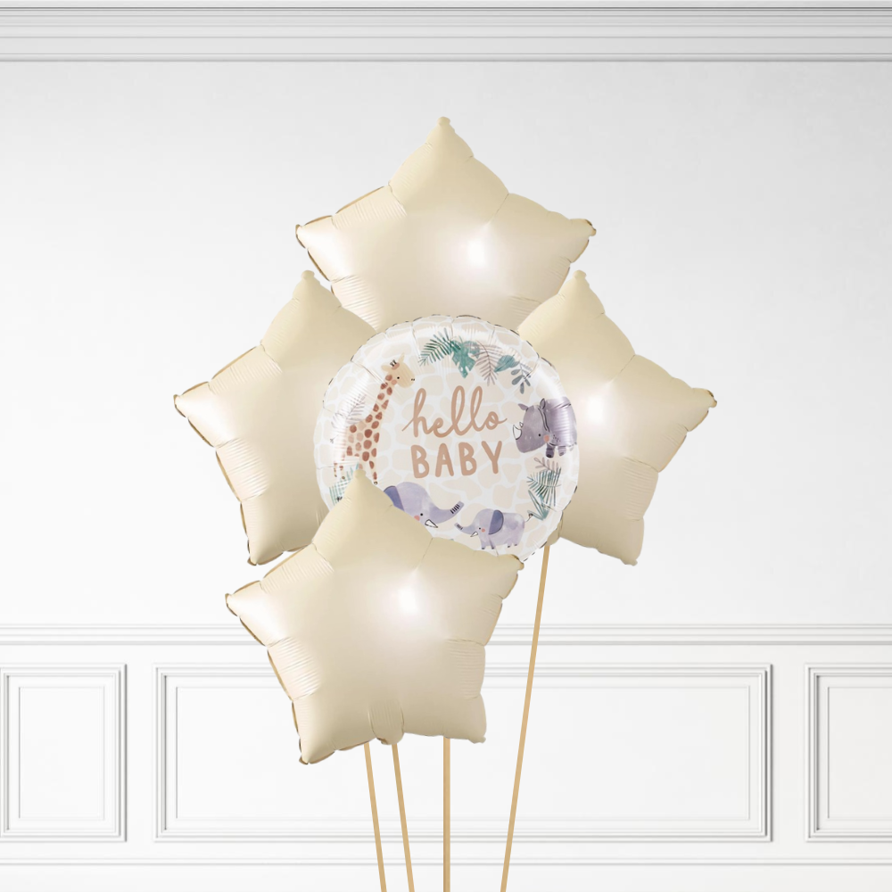 Jungle Hello Baby - Helium Bunch