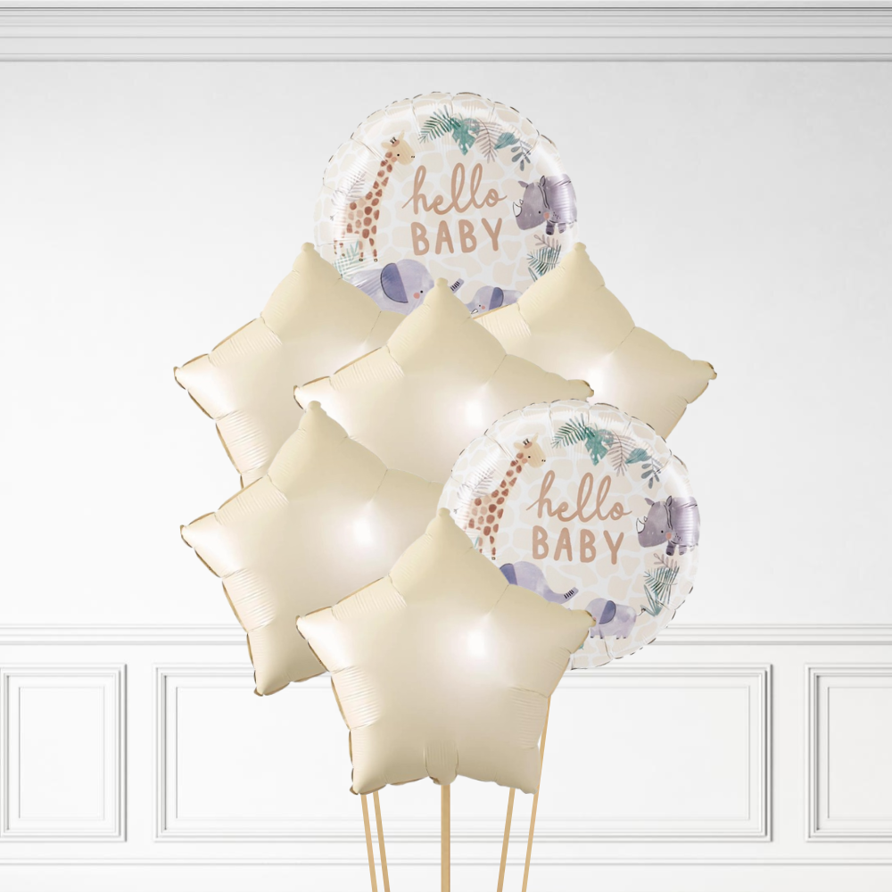 Jungle Hello Baby - Helium Bunch