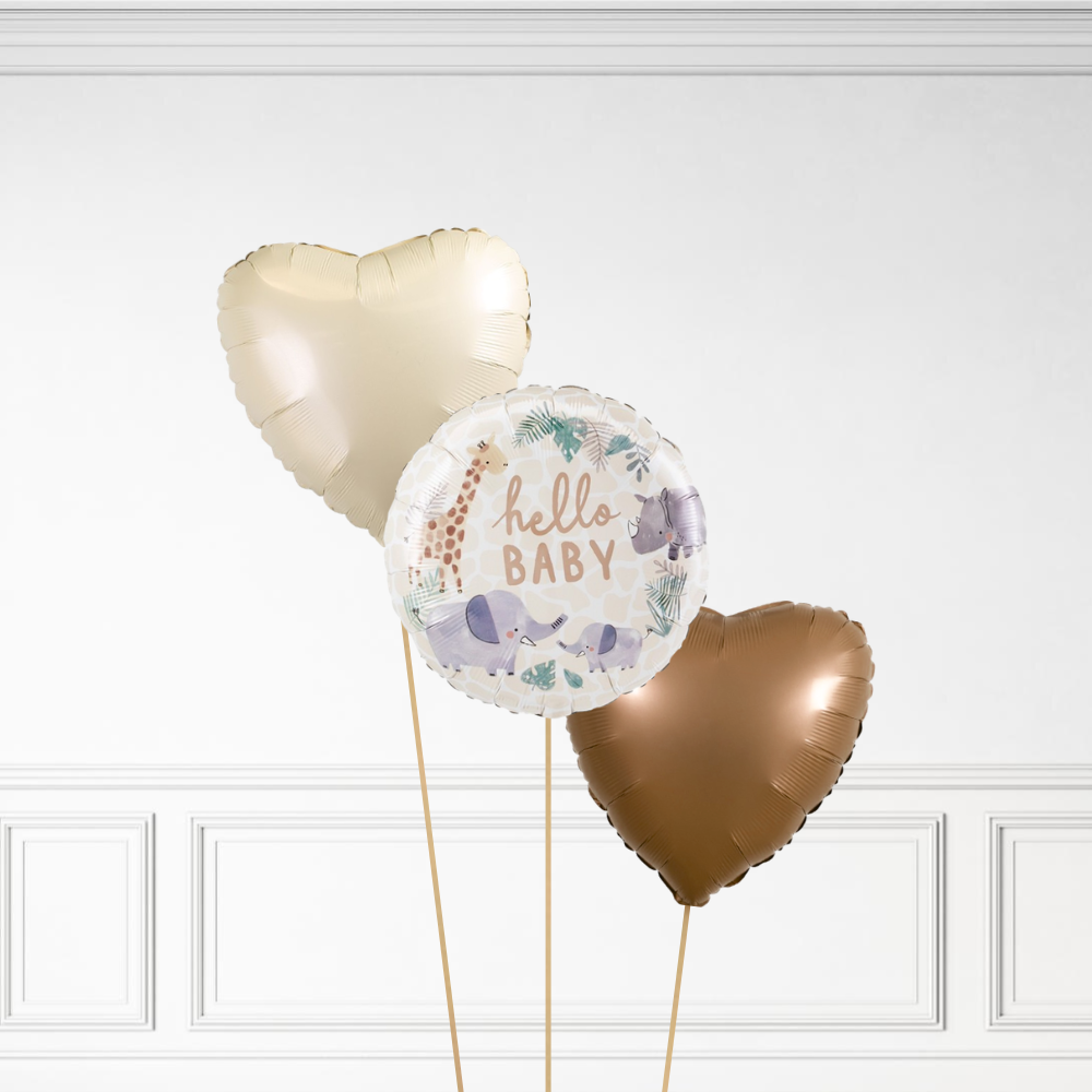Jungle Hello Baby - Helium Bunch