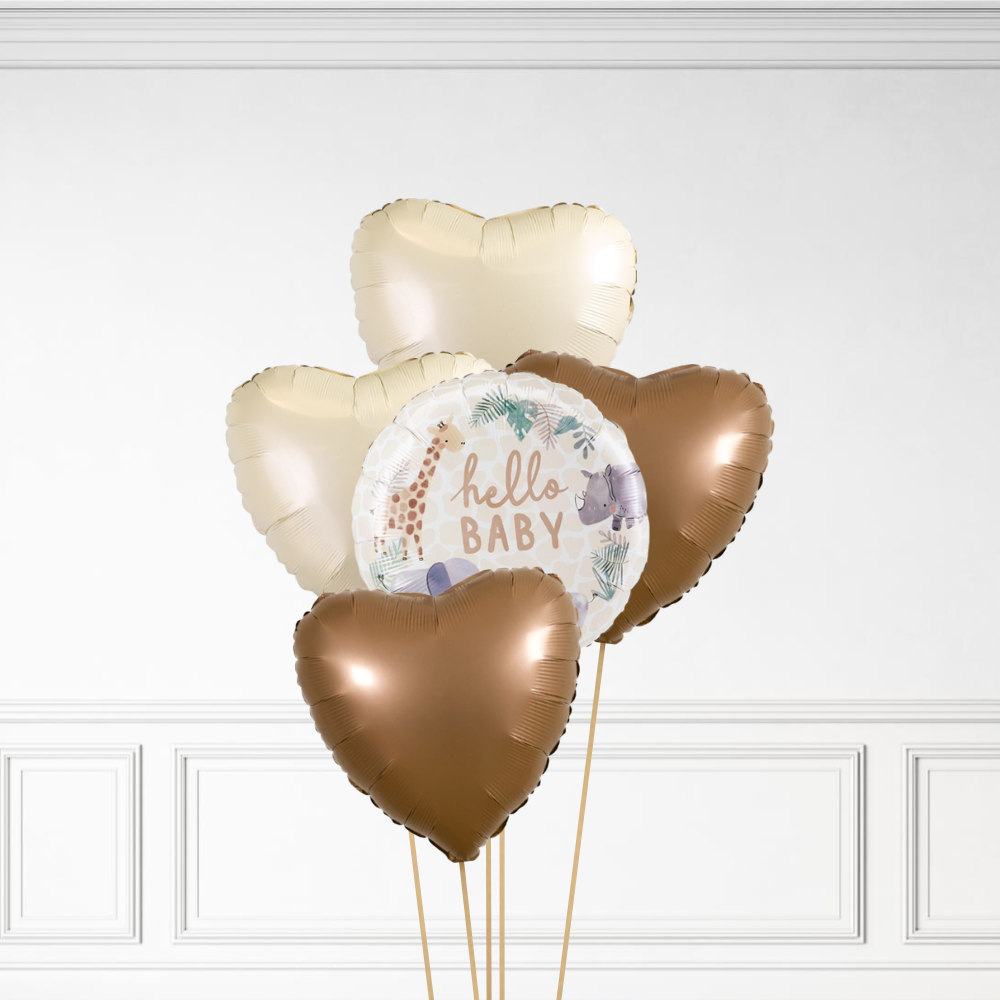 Jungle Hello Baby - Helium Bunch