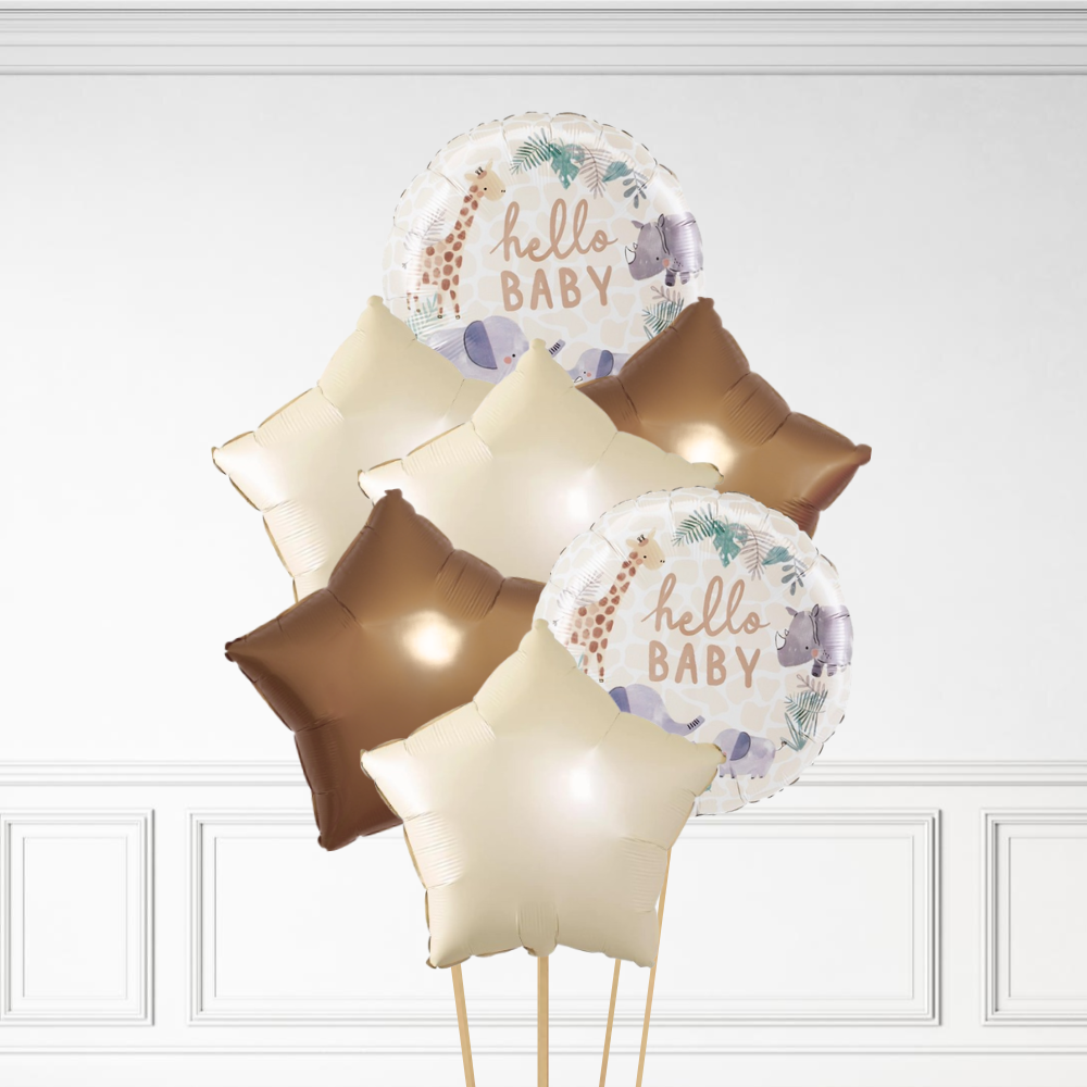 Jungle Hello Baby - Helium Bunch
