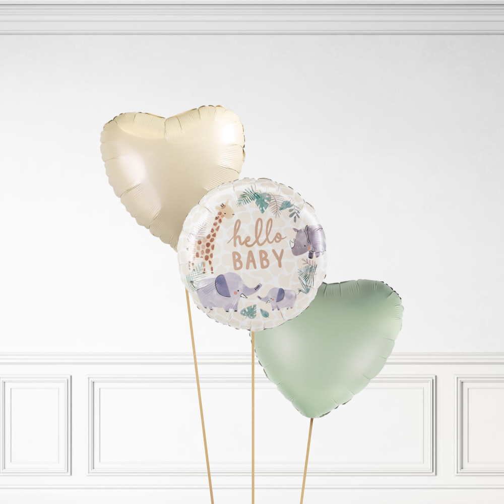 Jungle Hello Baby - Helium Bunch