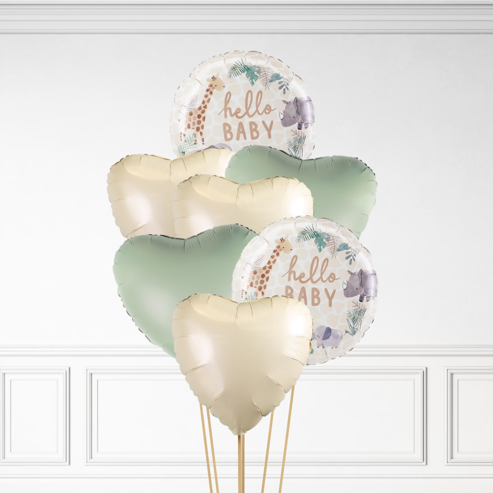 Jungle Hello Baby - Helium Bunch
