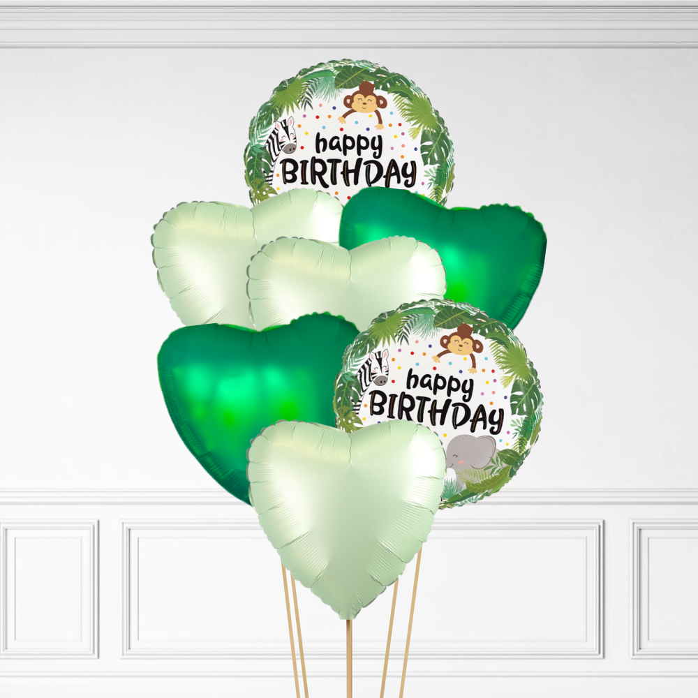 Jungle Birthday - Helium Bunch