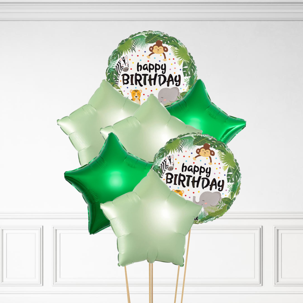 Jungle Birthday - Helium Bunch