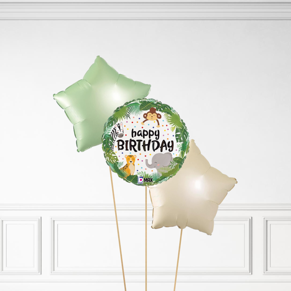 Jungle Birthday - Helium Bunch