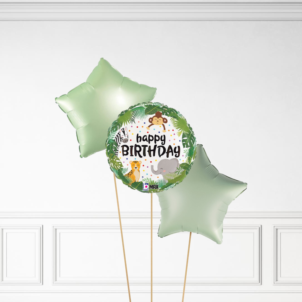 Jungle Birthday - Helium Bunch