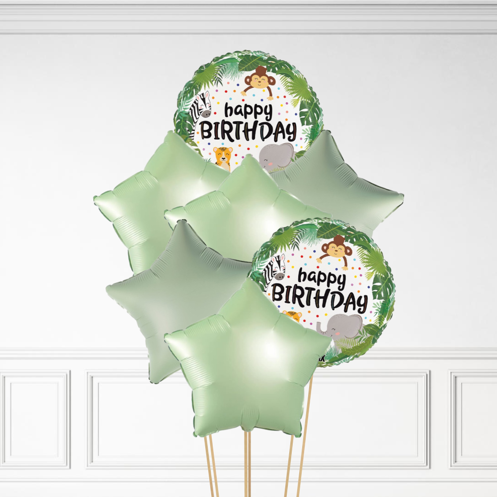 Jungle Birthday - Helium Bunch