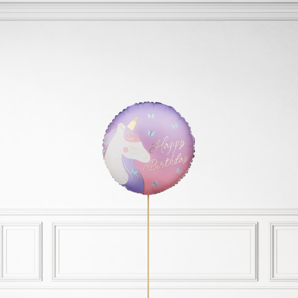 Unicorn Birthday - Helium Bunch