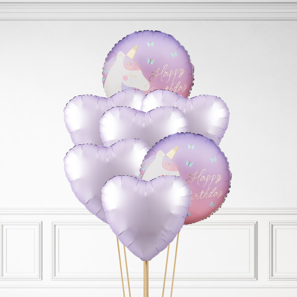 Unicorn Birthday - Helium Bunch