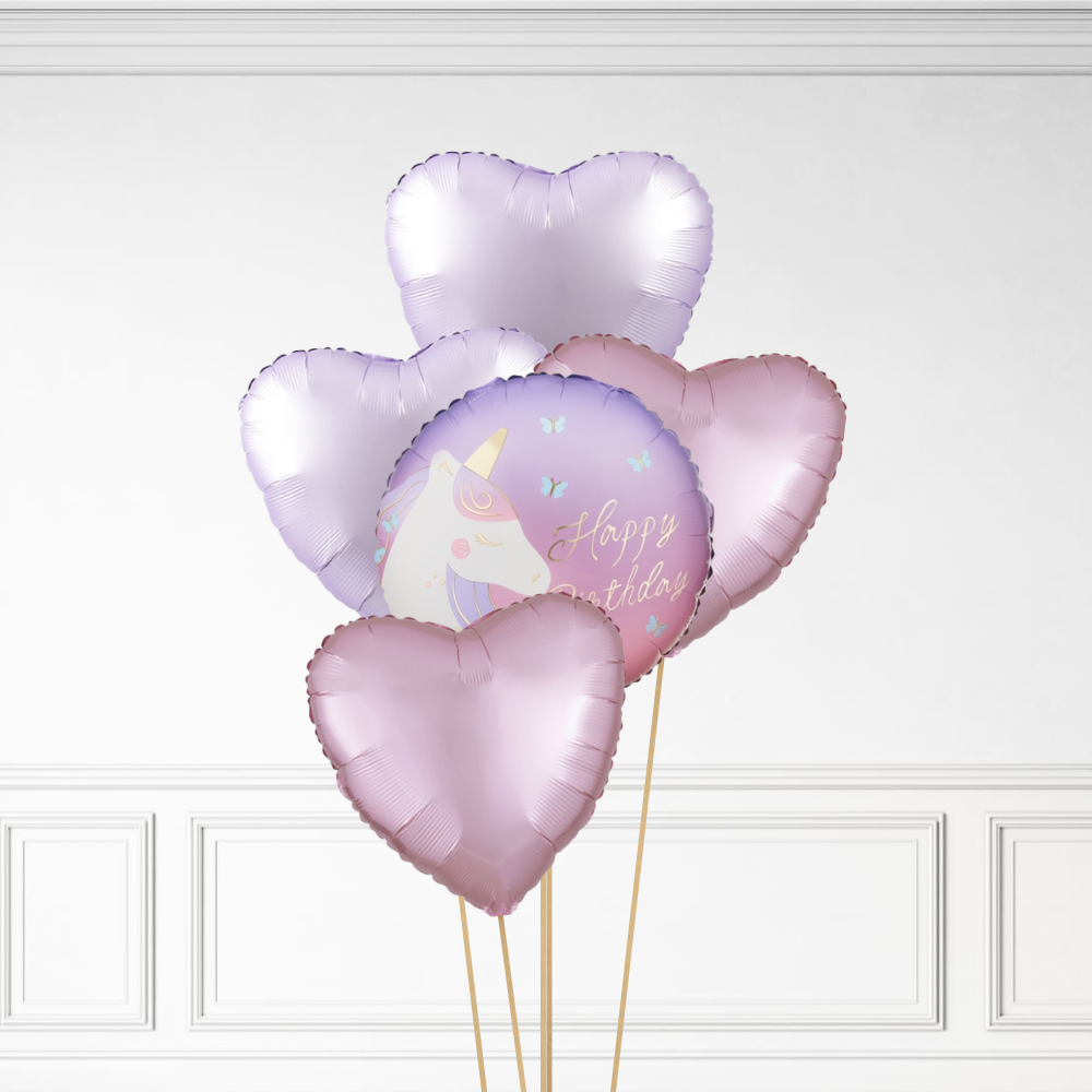 Unicorn Birthday - Helium Bunch