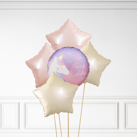 Unicorn Birthday - Helium Bunch